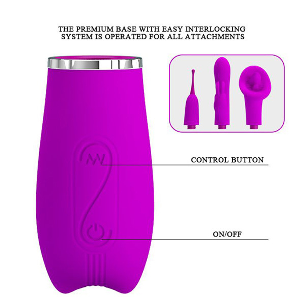 Лиловый вибронабор Pretty Love Thrill Kit BI-014877H