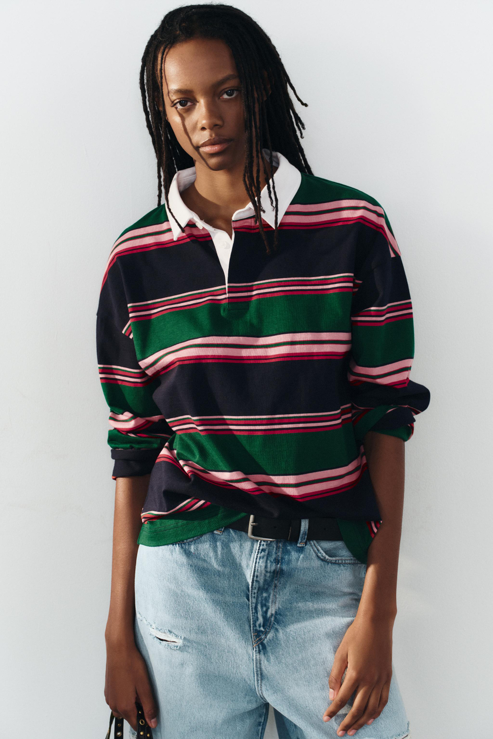 КОМБИНИРОВАННОЕ ПОЛО В ПОЛОСКУ — ZARA