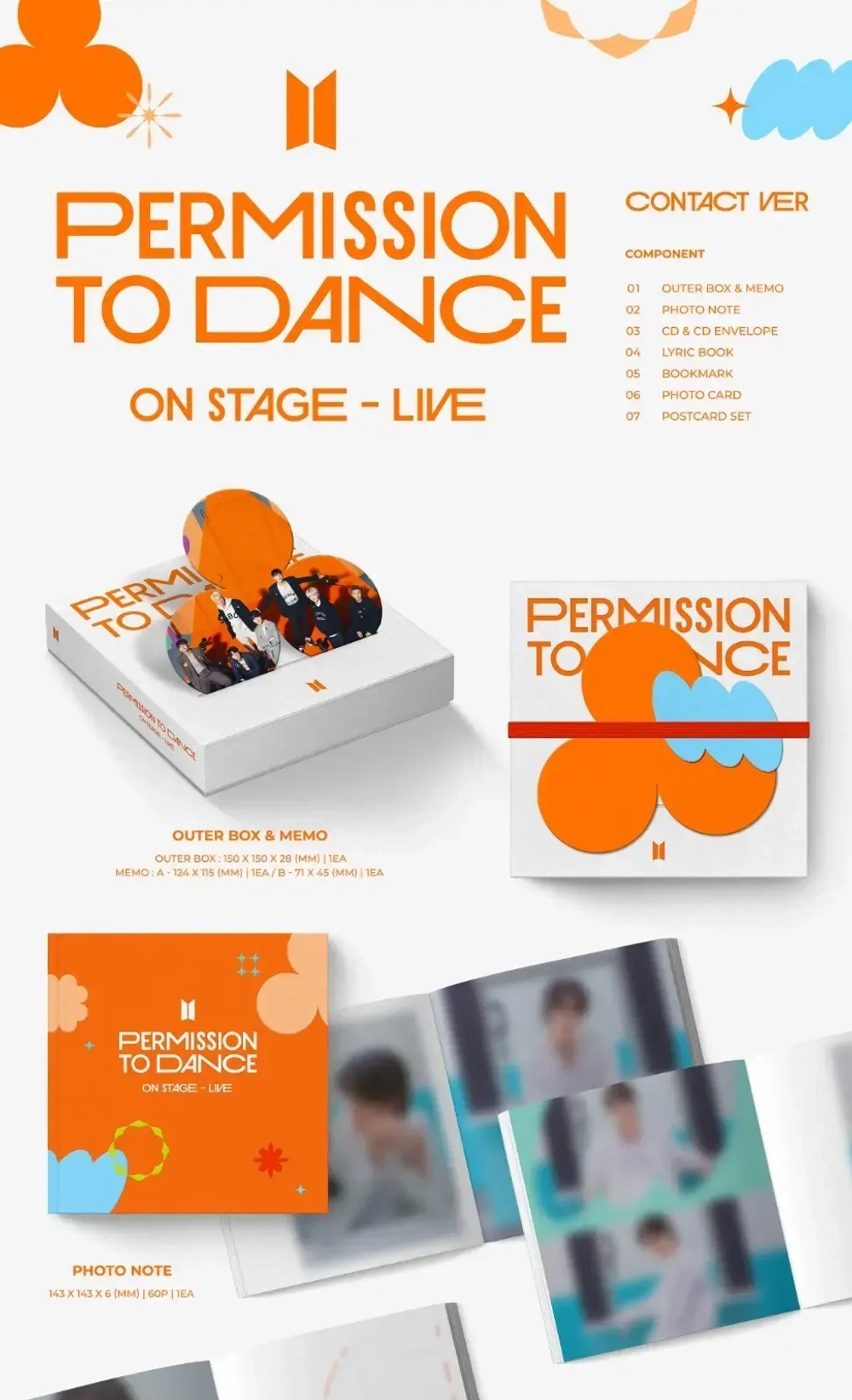 Альбом BTS - Permission to Dance On Stage - LIVE (Connect ver.)