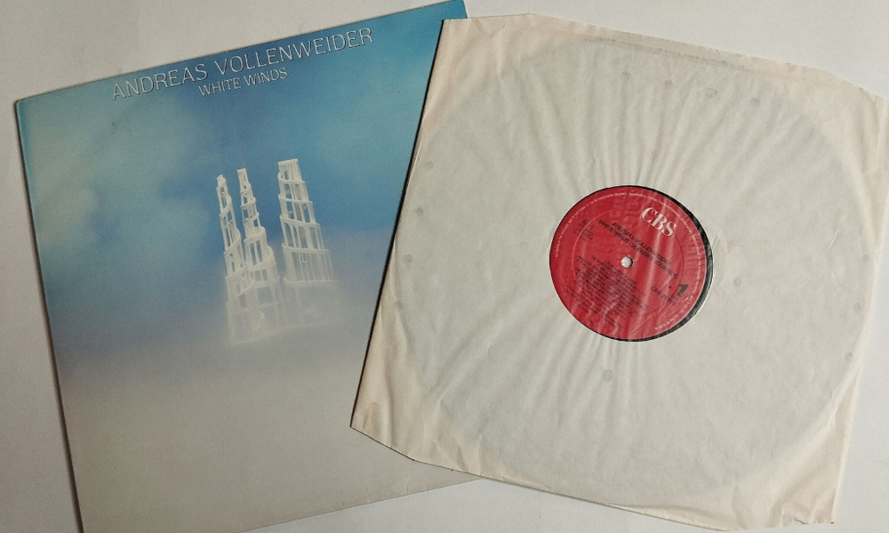 Винтажная виниловая пластинка LP Andreas Vollenweider White Winds (Holland 1984)