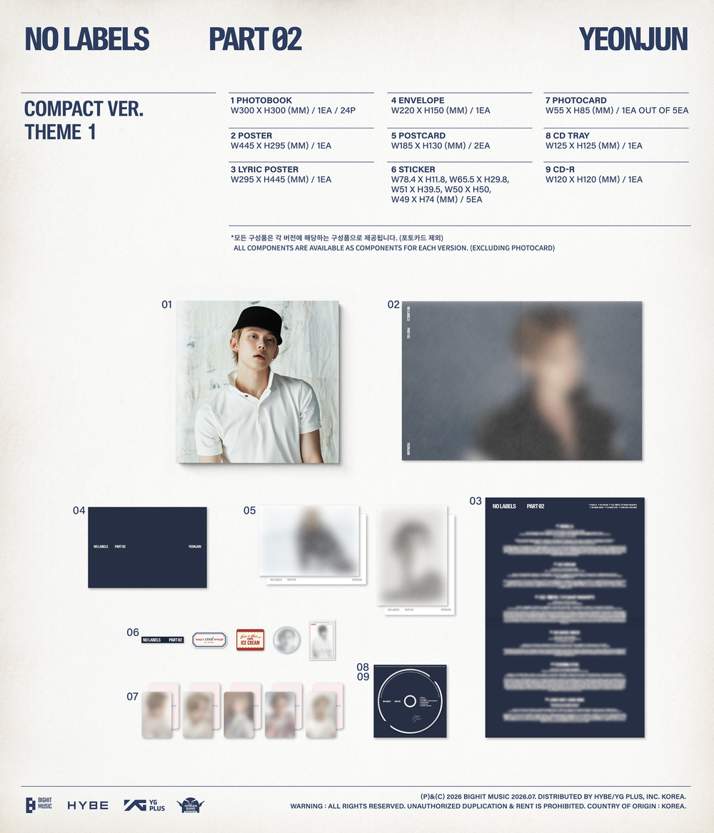Альбом YEONJUN - NO LABELS: PART 02 [Compact Ver.]