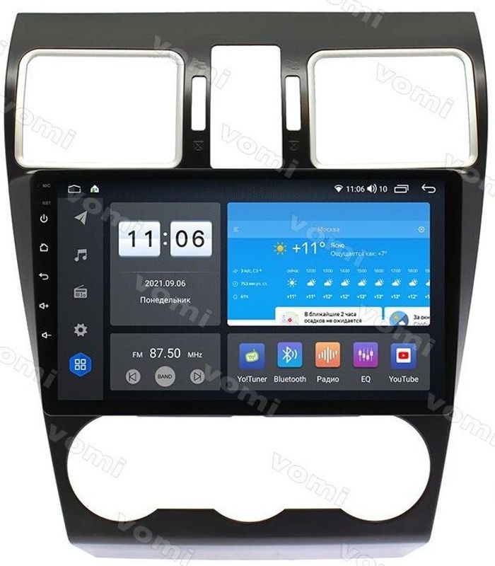 Магнитола для Subaru Forester, XV 2015-2018 - ZX440R9-7862 Android 10, Быстрая, SIM-слот