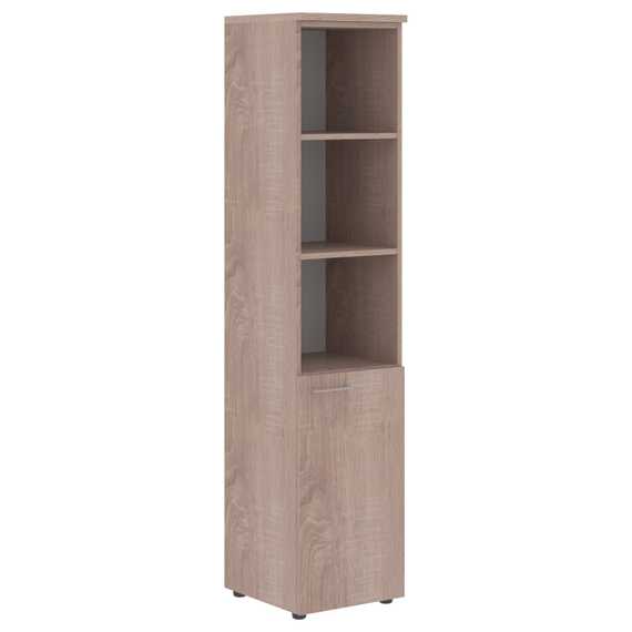 Шкаф колонка с глухой малой дверью (R) и топом XHC 42.5(R)  432х432х1955 XTEN