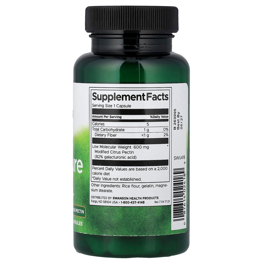 Swanson Vitamins, PectiPure, 600 мг, 60 капсул