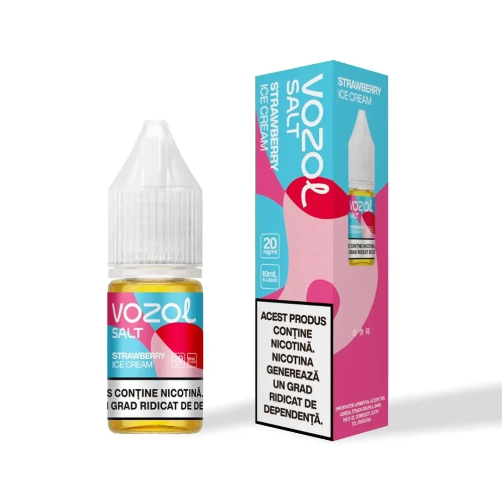 VOZOL SALT - Strawberry Ice Cream (5% nic, 30ml)