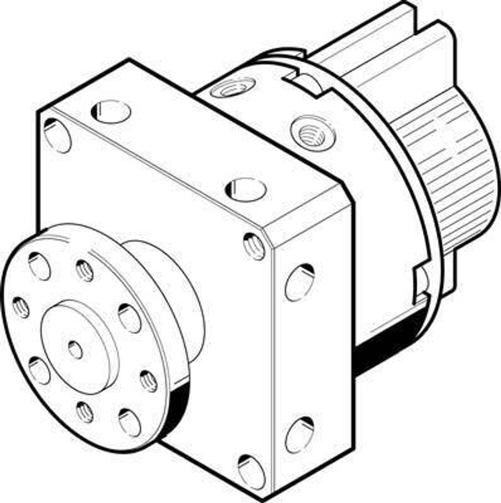 DSM-8-90-P-A-FW Неполноповоротный привод