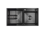 Мойка AVIVA 78*45, Нано-Черный (арт. NB7845R-1,5), 1,5 чаши