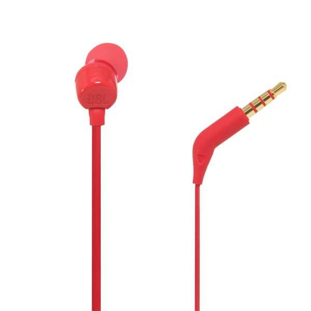 Наушники JBL T110 Red, внутриканальные - 2