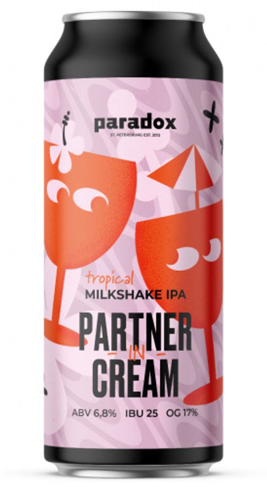 Пиво Парадокс Партнер Ин Крим / Paradox Partner In Cream 0.45 - банка