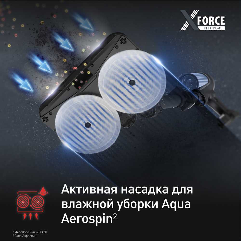 Беспроводной пылесос Tefal X-Force Flex 13.60 Allergy Aqua TY9AC1WO