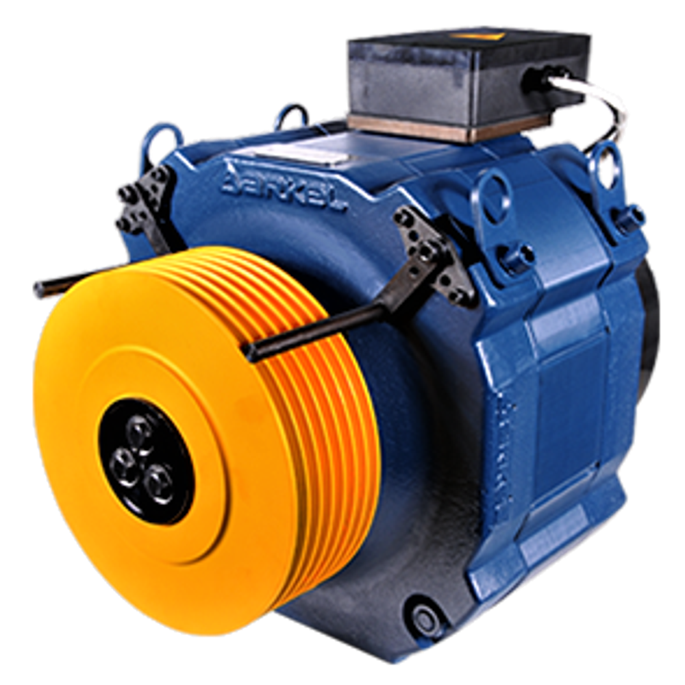 Безредукторный лифтовый двигатель ARS-D2-240-1000- 16B-12,8 кВт-29,2А ARKEL