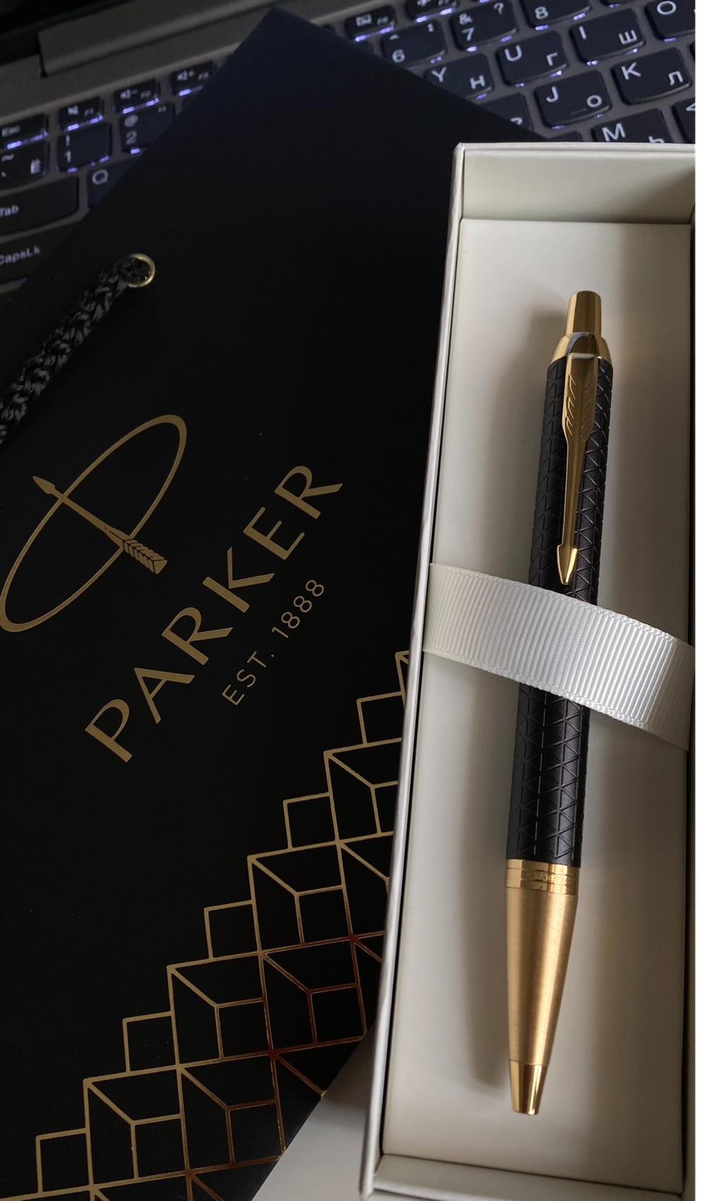 Шариковая ручка Parker IM Premium Black GT