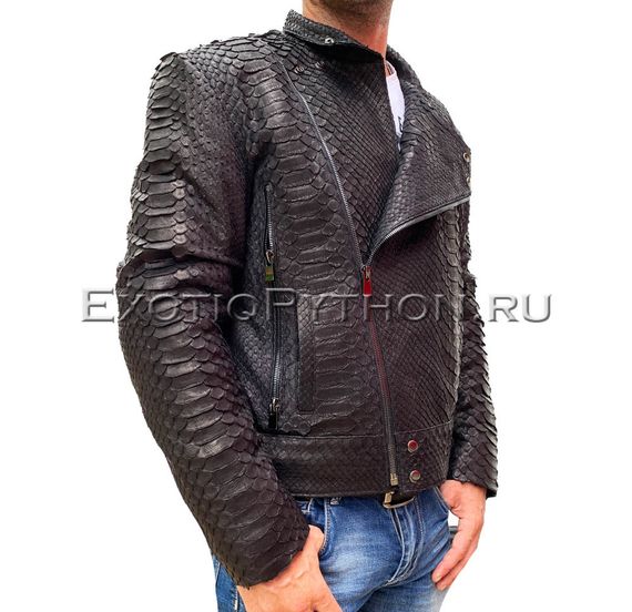 Куртка из кожи питона JT-37