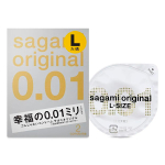 Презервативы увеличенного размера Sagami Original 0.01 L-size 2шт