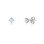 Серьги Кристал Сёркл с лунным камнем / Crystal Circle
