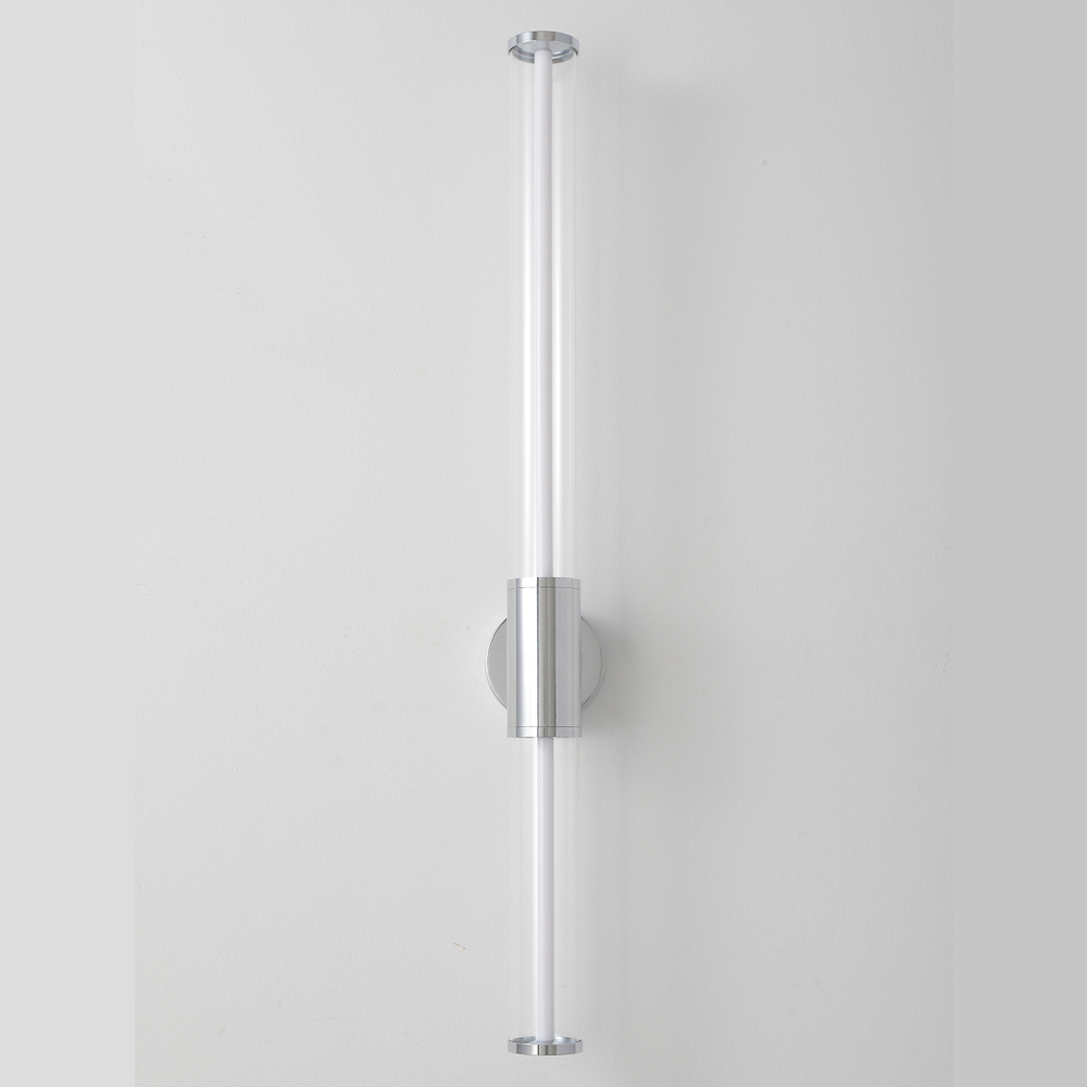 Настенный светодиодный светильник Crystal Lux LINEUP AP18W LED CHROME