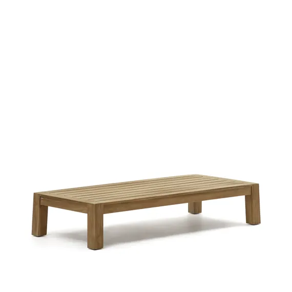 Уличный журнальный столик Forcanera из массива тика 150x71 см
