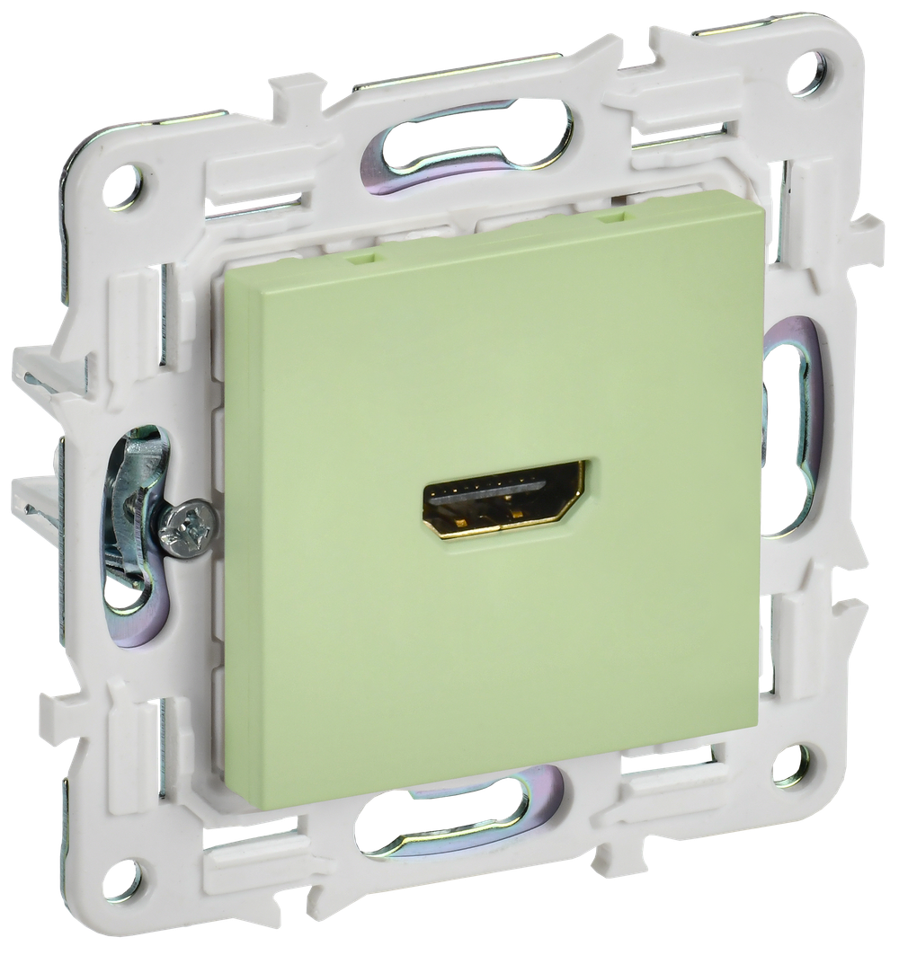 SKANDY Розетка HDMI SK-H01G мятный IEK
