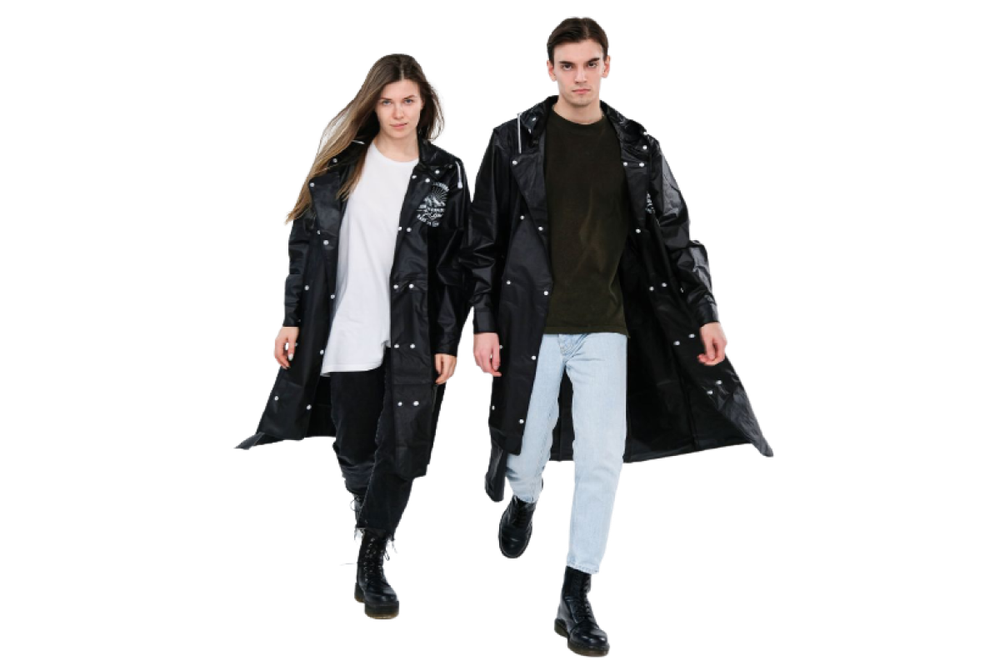 Дождевик RoadLike Street 2XL, черный