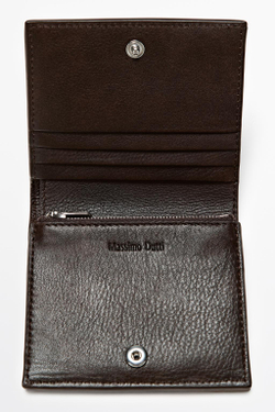Massimo Dutti Кошелек из кожи наппа, коричневый