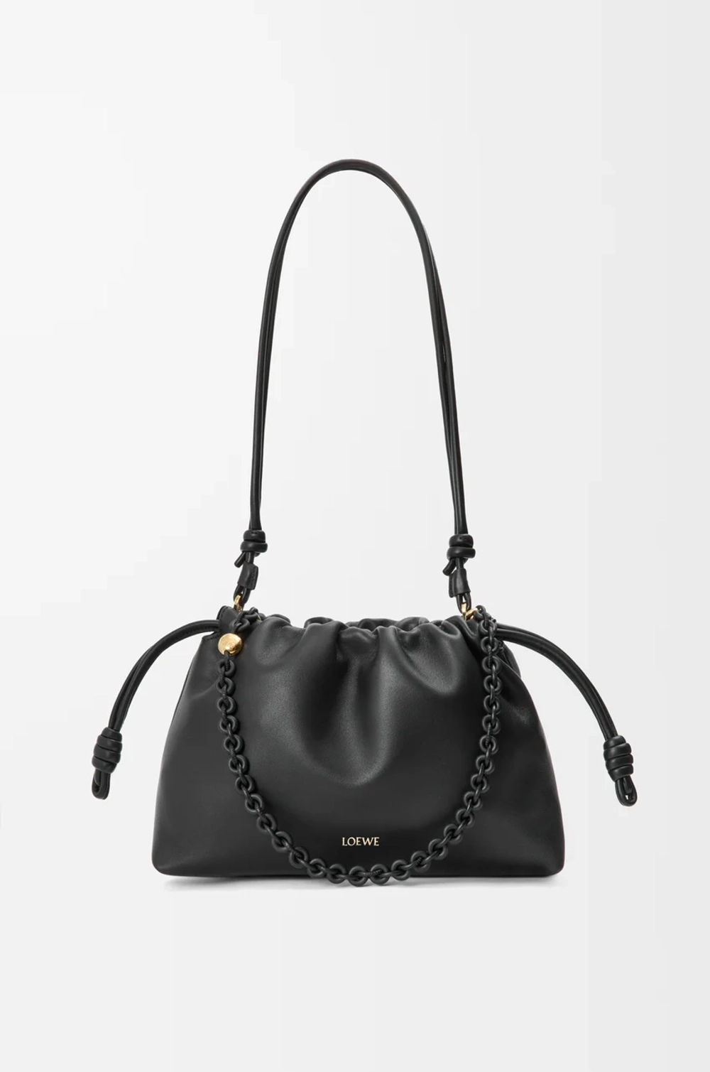 Loewe Сумка Flamenco среднего размера из мягкой кожи ягненка наппа, черный