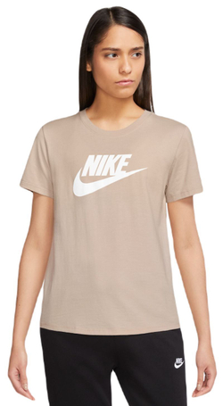 Женская теннисная футболка Nike Sportswear Essentials T-Shirt - Бежевый