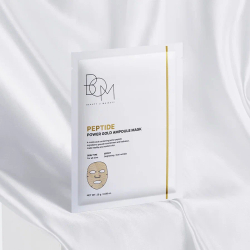 Beauty Of Majesty (BOM) Пептидная маска-ампула с золотом-PEPTIDE POWER GOLD AMPOULE MASK