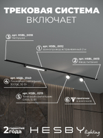 Комплект трековый Hesby Lighting Skylite No14 HSBL_kompl_S014_VI2B3K