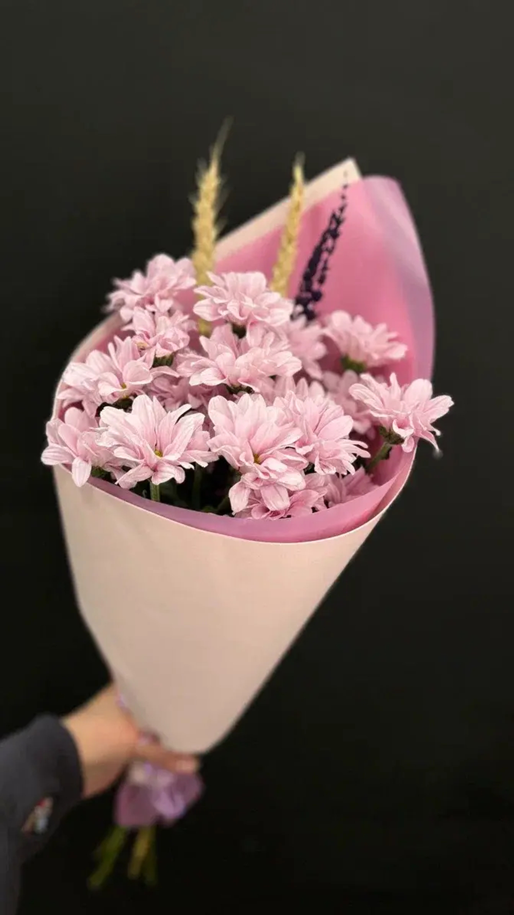 Букет кустовых хризантем, 3шт вариации