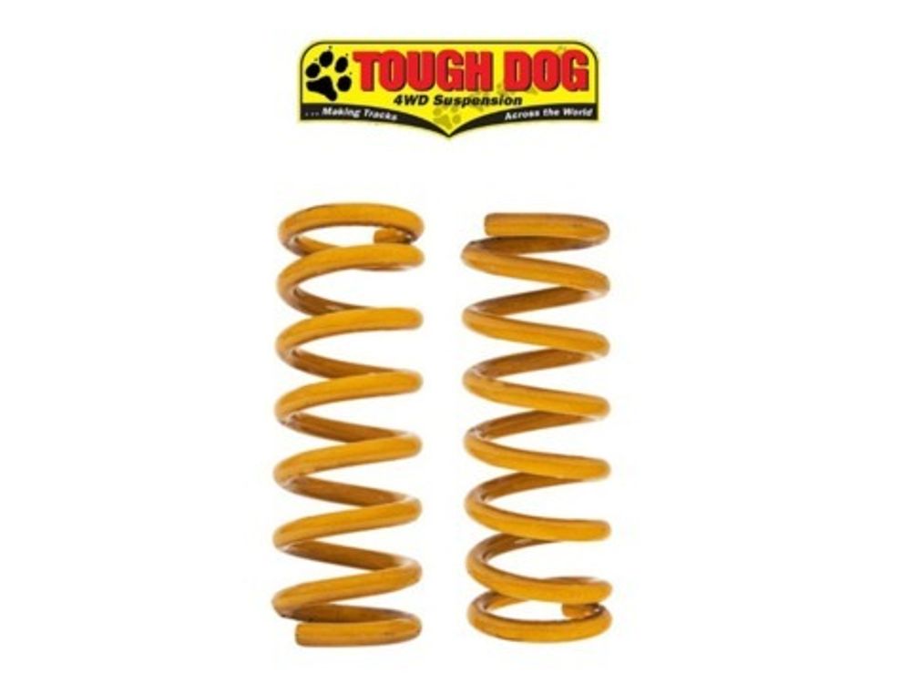 Пружины передние усиленные Tough Dog для Mitsubishi L200 / Pajero Sport 2, лифт 25 мм, бензин, дизель, стальной бампер Пружины передние усиленные Tough Dog для Mitsubishi L200 / Pajero Sport 2, лифт 25 мм, бензин, дизель, стальной бампер