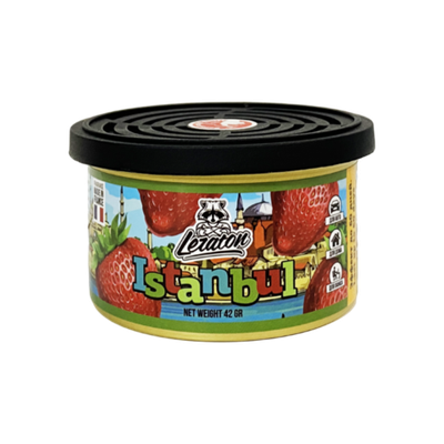 Leraton Ароматизатор для автомобиля в банке Istanbul (Strawberry/Клубника)