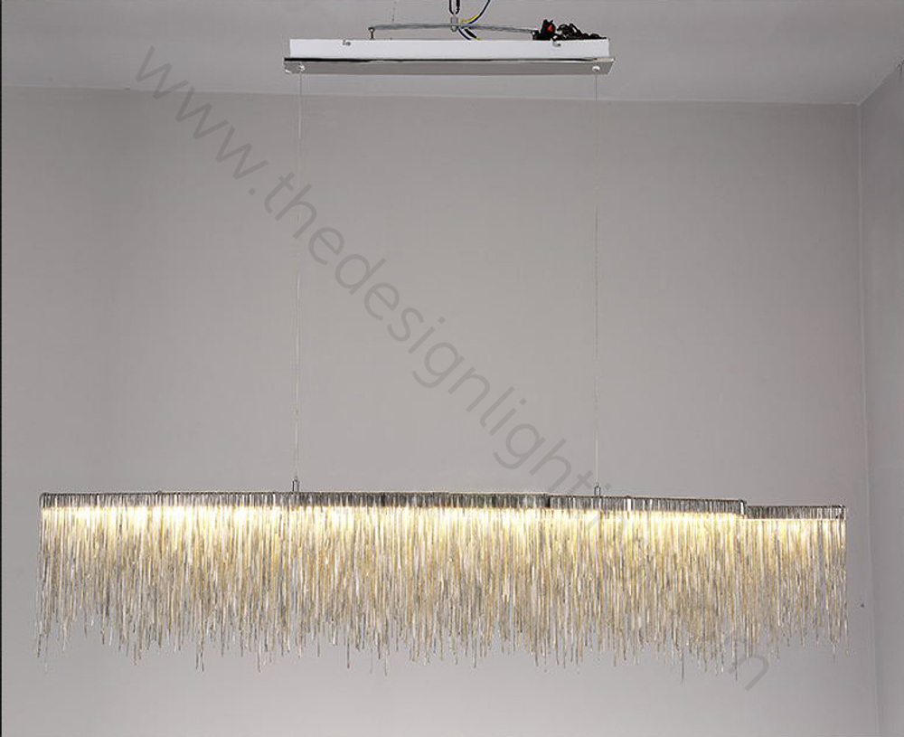 Pendant design lamp Waterfall  L150 (Rose gold)