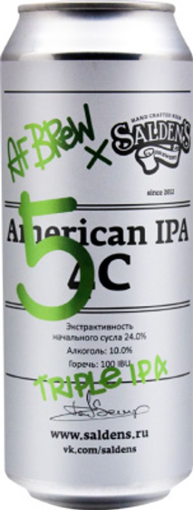Пиво Аф Брю 5С / AF Brew 5C 0.5 - банка