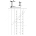 Переход сталь концентрический Дн 114х4,0-89х3,5 (Ду 100х80) бесшовный ГОСТ 17378-2001