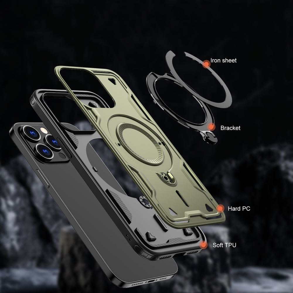 Чехол Magneto Case с кольцом для iPhone 14 Pro Max