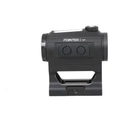 Коллиматорный прицел ARKON Pointer 1x21 / Аркон Поинтер 1 на 21 - вид сбоку, кнопки управления яркостью