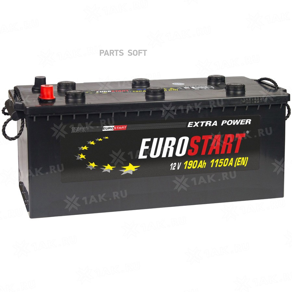 EUROSTART Extra Power 190Ah R+ (борт)