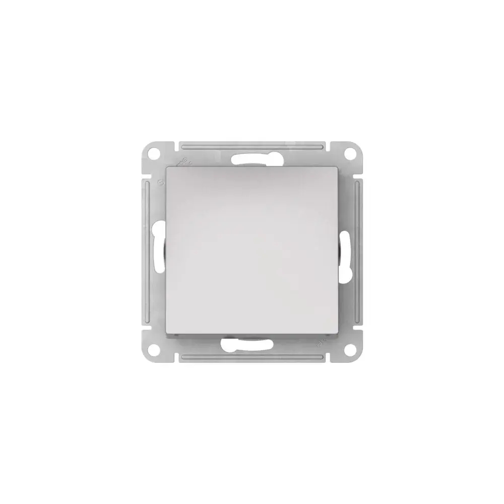 ATLASDESIGN AQUA 1-клавишный ПЕРЕКЛЮЧАТЕЛЬ, IP44, сх.6, 10АХ, мех., быстрозажим. клем., АЛЮМИНИЙ