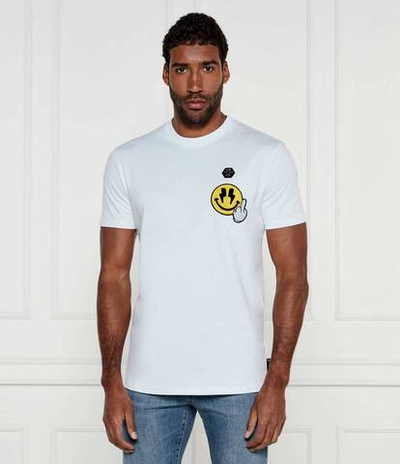 Футболка Smile Philipp Plein - белый(MTK8134 PJY002N)