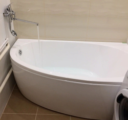 Акриловая ванна Aquatek (Акватек) Дива 160x90 R, с каркасом