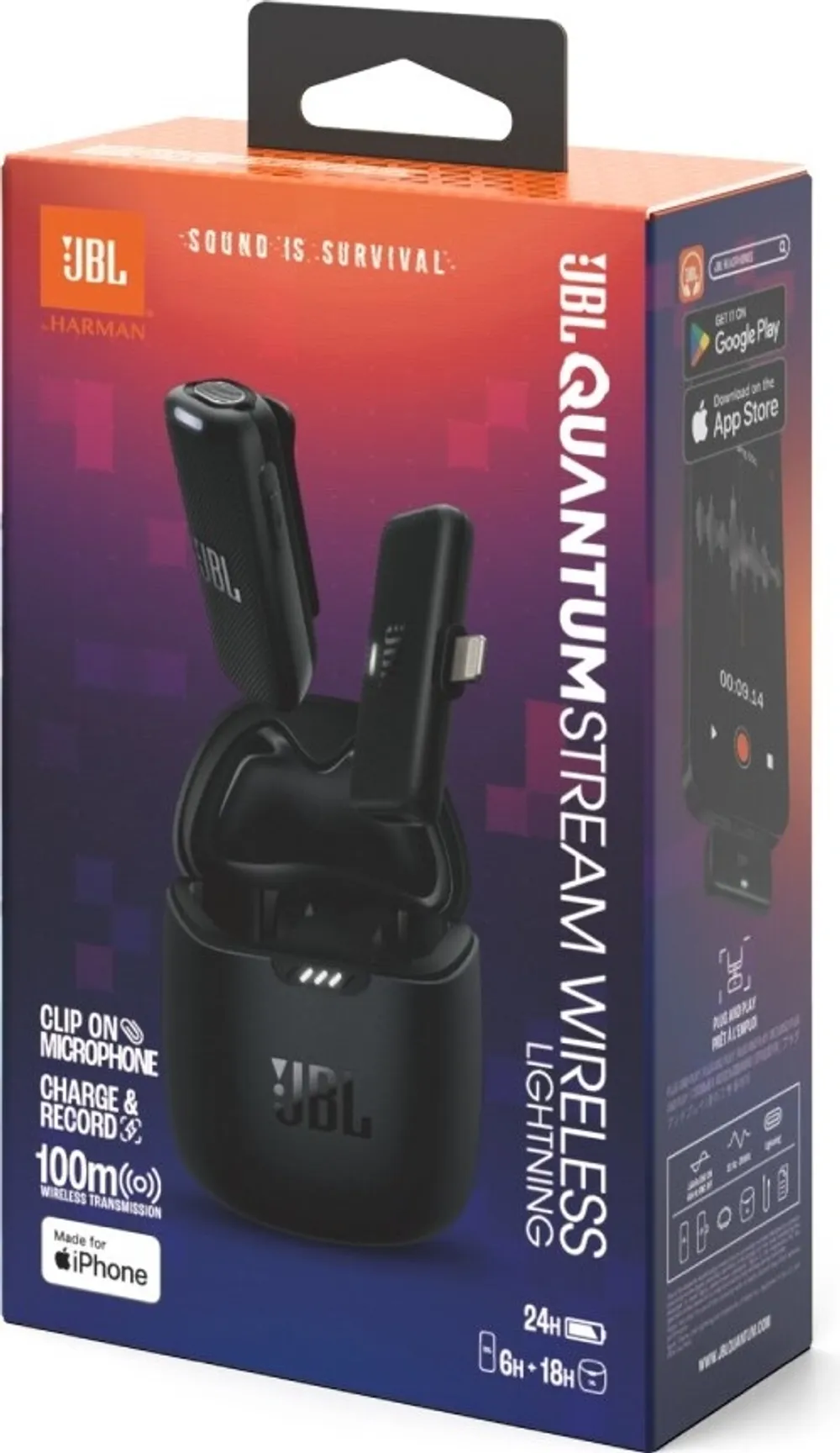 Беспроводной микрофон JBL Quantum Stream Wireless Lightning - 13