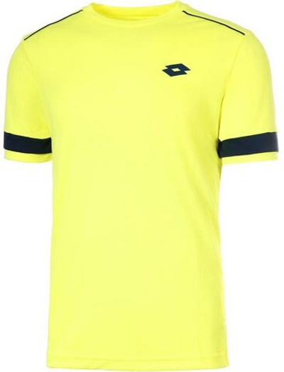 Мужская теннисная футболка Lotto Superrapida V Tee - acid yellow