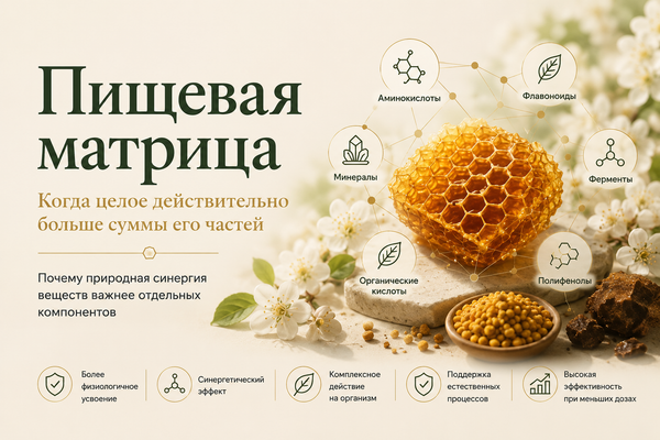 Пищевая матрица: когда целое больше суммы его частей