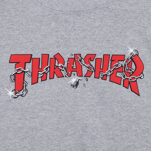 Свитшот Thrasher Chains By Daniel Shepard Crewneck (sport grey) артикул: - купить в магазине Дайс