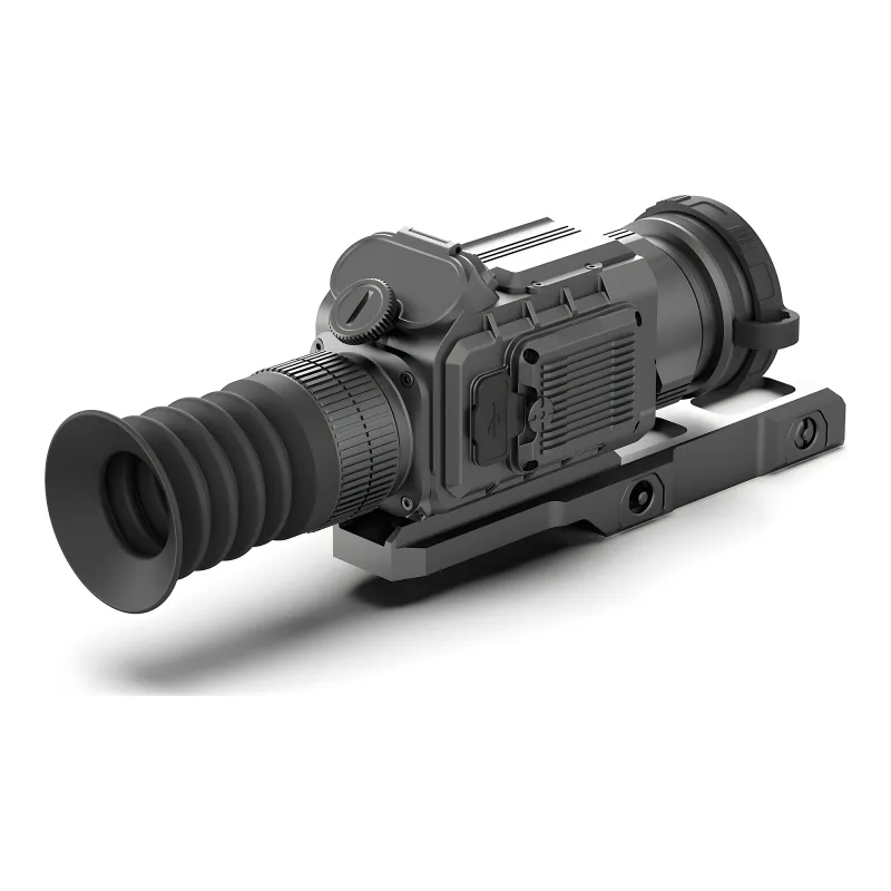 Прицел тепловизионный LZIRTEK Perun 650 x2.2/4.4/8.8/17.6, 640x512, D50 - вид сзади сбоку со стороны окуляра