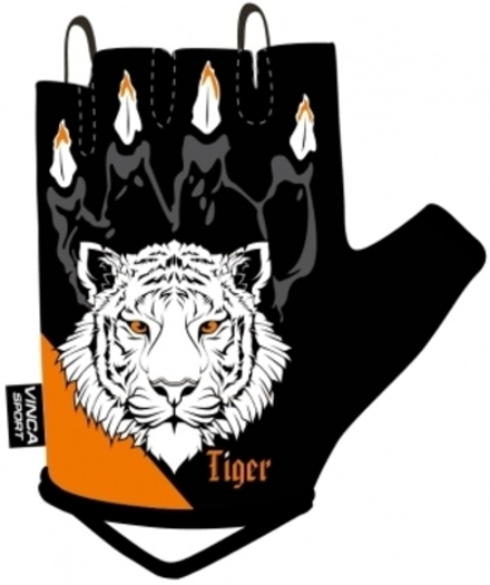 Перчатки велосипедные, TIGER,  гелевые вставки,  размер ХS VG 974 tiger (XS)