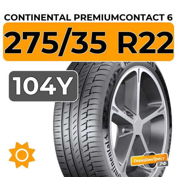 Continental PremiumContact 6 275/35 R22 104Y XL