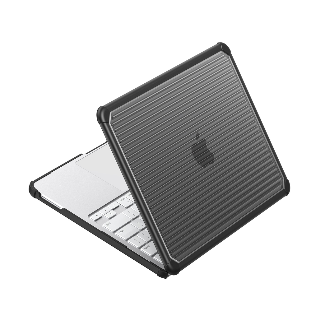 Чехол темного цвета для ноутбука MacBook Neo 13 (с 2026-) от Dux Ducis, серии LCGH Series Protective Case