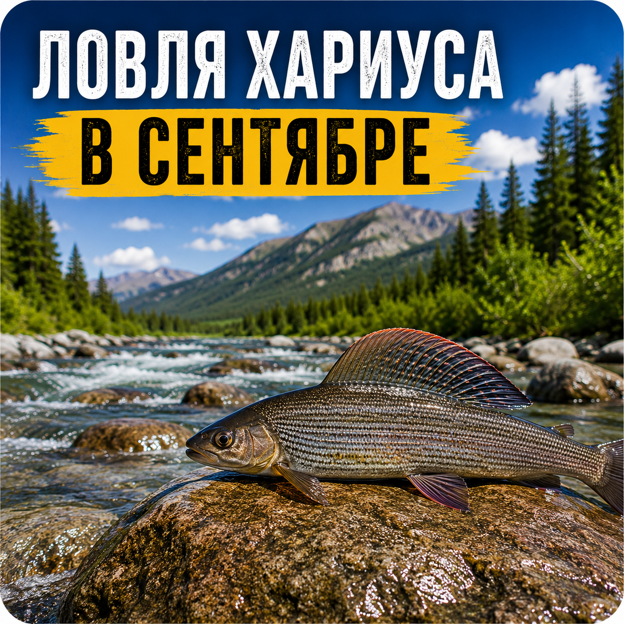 Ловля хариуса в сентябре: где искать, на что ловить и какую снасть выбрать