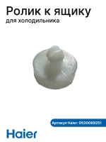 Колесо 0530089251 (к ящику 0530061594) Haier